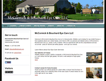 Tablet Screenshot of mccormickbouchardeyecare.com